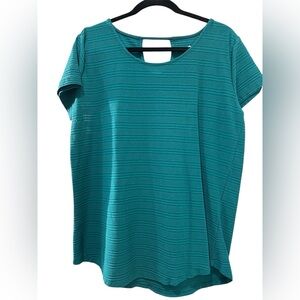 Tuff Athletics Teal Short Sleeve Top
